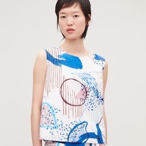 👩🏻‍🎨 Wear your art! COS Sleeveless Printed Top 🎨